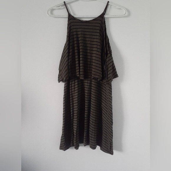 3 for 25 Women's G:21 Striped Green Dress - Picture 2 of 4